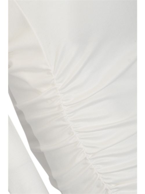 Abito The Mini Jersey Dress in misto viscosa Bianco Patrizia Pepe | 8A1585 J241W146